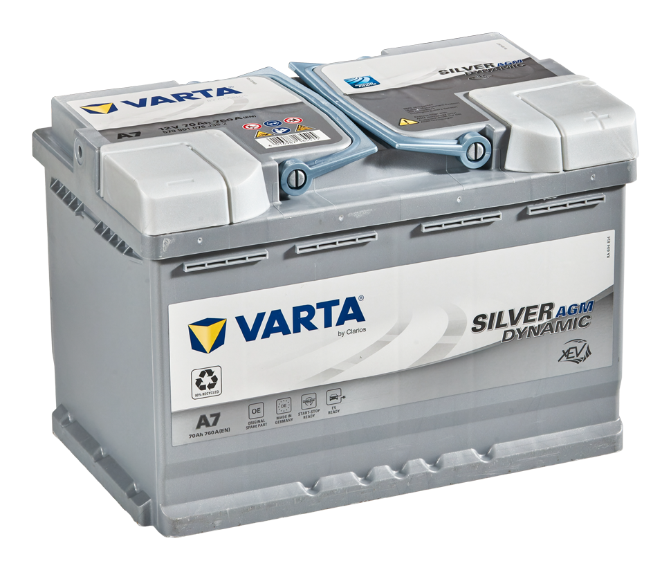 VARTA Silver Dynamic AGM 570 901 076 E39/A7