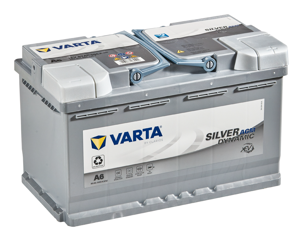 VARTA Silver Dynamic AGM 580 901 080 F21/A6