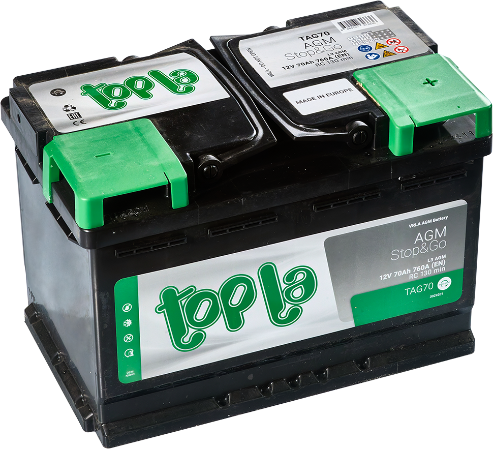 TOPLA AGM Stop&Go TAG70 L3 AGM