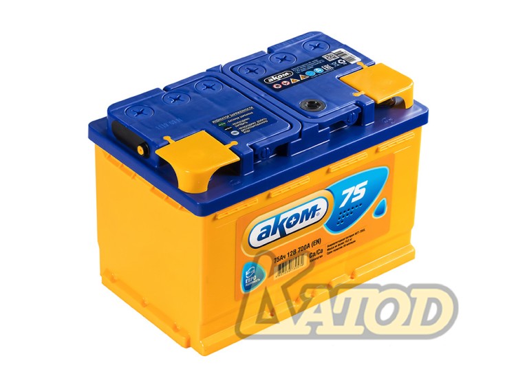 Аккумулятор аком 75 efb