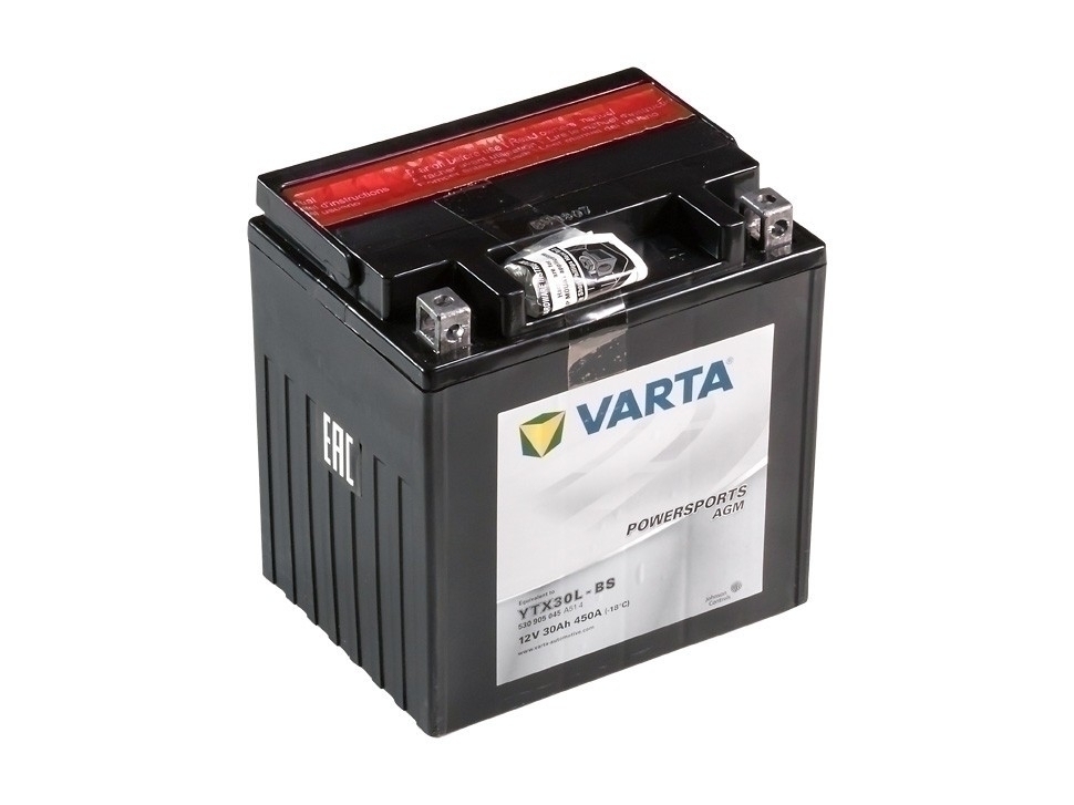 Battery 30. Аккумулятор Varta 30ah для мото. 30ah Varta 12v 530 905 045 a514 AGM. АКБ 30 Ач. АКБ 30 ампер.