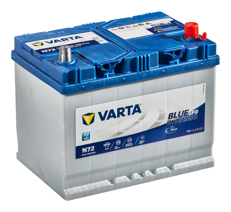 VARTA Blue Dynamic EFB 572 501 076 N72