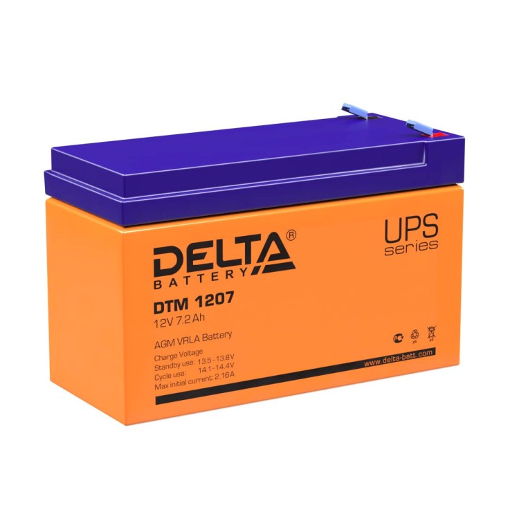 Аккумулятор delta ct 1207